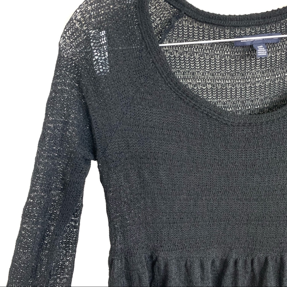 🍍3 for $25 American Eagle Knit Babydoll Blouse - Picture 2 of 7